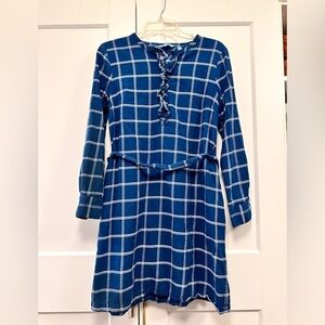 Draper James Navy bell sleeve dress
